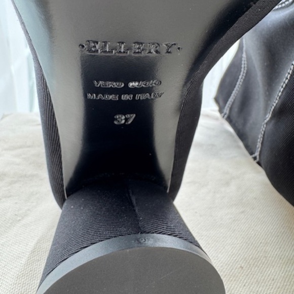 ELLERY Black Ankle boots 'NEW' - EU 37 (US 7) - Picture 11 of 15